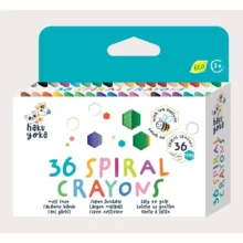 Haku Yoka Spiral Crayons 36pack