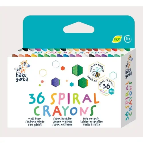 Haku Yoka Spiral Crayons 36pack
