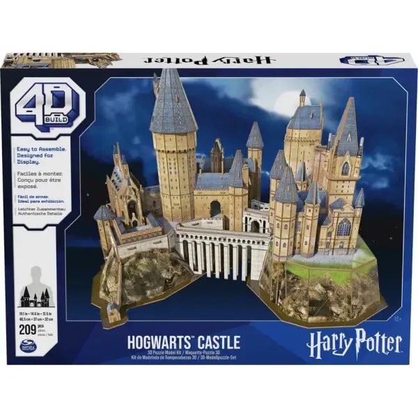 Harry Potter Jigsaw Puzzle 4D Hogwarts Castle 1 Harry Potter Jigsaw Puzzle 4D Hogwarts Castle
