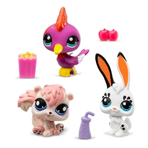 Littlest Pet Shop Pet Trio In Tube  - Park Pets - Image 2