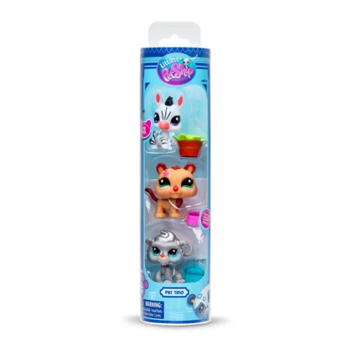Littlest Pet Shop Pet Trio In Tube  - Zoo Pets