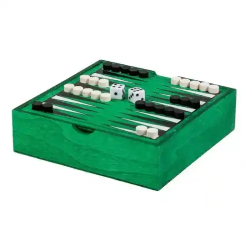 Wooden Classic Backgammon (travel size) - Image 2