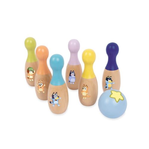 Bluey Wooden Skittle Set - Image 3