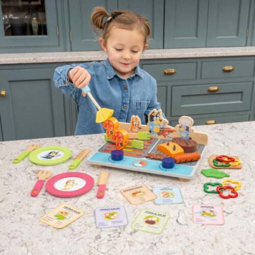 Bluey Wooden Tabletop BBQ Set - Image 7