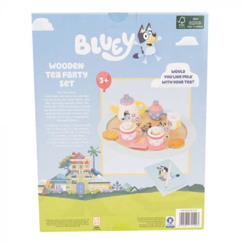 Bluey Wooden Tea Party Set - Image 9