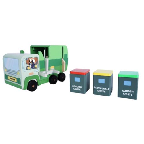 Bluey wooden Vehicle - Garbage Truck - Image 5