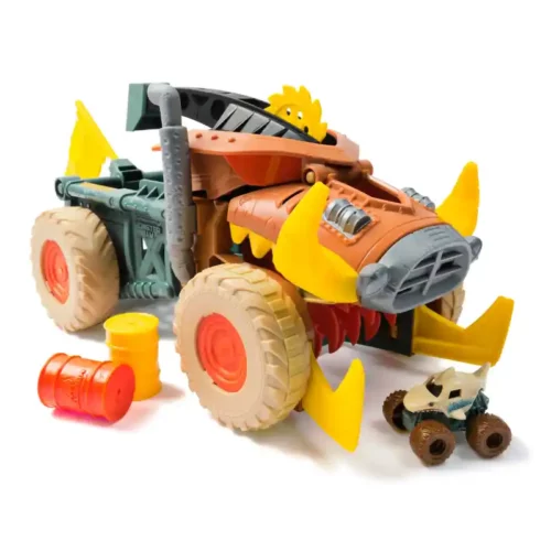 Monster Jam Mini Jams Playset - Megalodon Mad Hog Chomper - Image 2