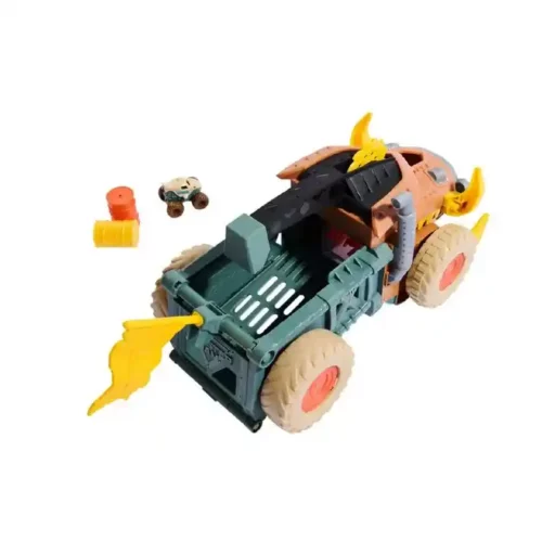 Monster Jam Mini Jams Playset - Megalodon Mad Hog Chomper - Image 7