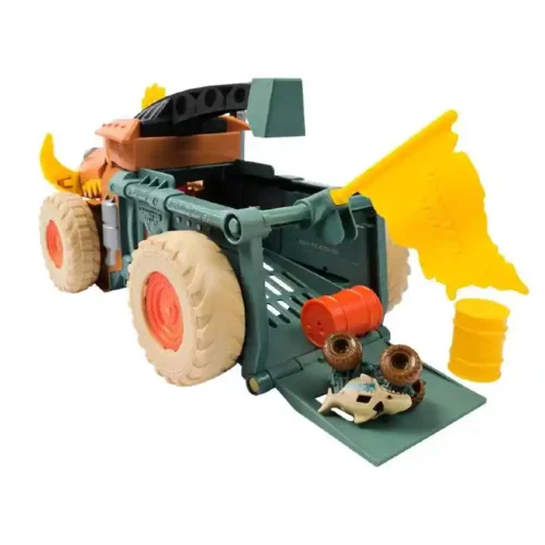Monster Jam Mini Jams Playset - Megalodon Mad Hog Chomper - Image 3