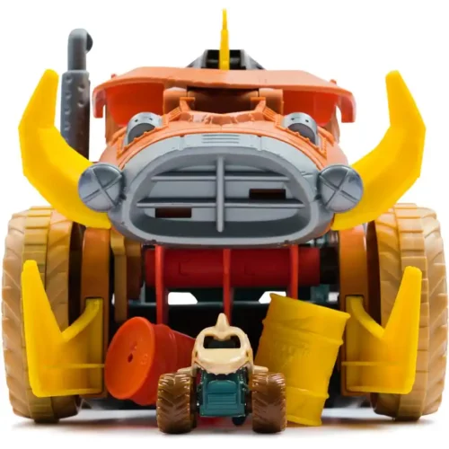Monster Jam Mini Jams Playset - Megalodon Mad Hog Chomper - Image 5