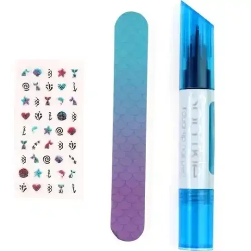 Sparkle Dual Tip Nail Pen Kit - Green - Image 3