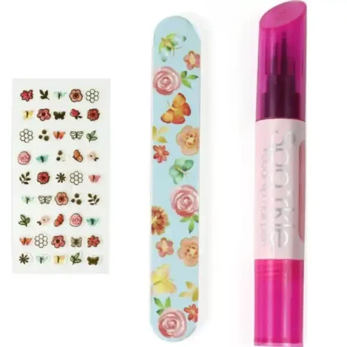 Sparkle Dual Tip Nail Pen Kit - Pink - Image 3