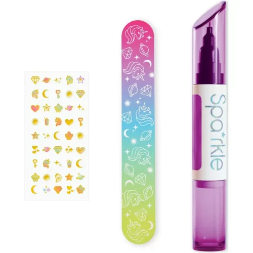 Sparkle Dual Tip Nail Pen Kit - Purple - Image 2