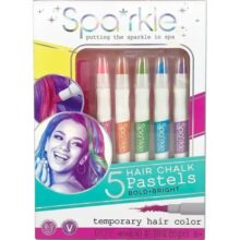 Sparkle Hair Chalk Pastels – Metallic Set of 5