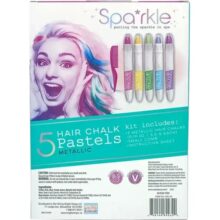Sparkle Hair Chalk Pastels – Metallic Set of 5 5 Sparkle Hair Chalk Pastels – Metallic Set of 5