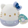 Squishmallows 20cm Hello Kitty 50th Anniversary Blue Soft Toy