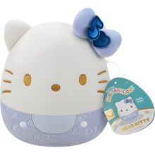 Squishmallows 20cm Hello Kitty 50th Anniversary Blue Soft Toy
