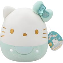 Squishmallows 20cm Hello Kitty 50th Anniversary Green Soft Toy