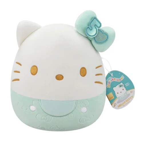Squishmallows 8 Inch Hello Kitty - 50th Anniversary - Green