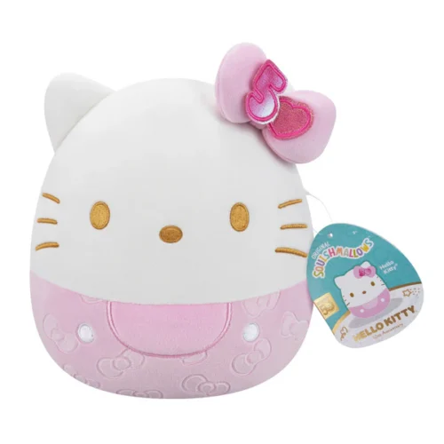 Squishmallows 8 Inch Hello Kitty - 50th Anniversary - Pink