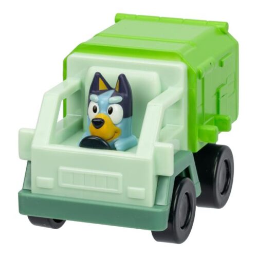 Bluey Vehicle - Mini Racers - Garbage Truck Bluey