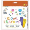 Haku Yoka Crayons 12 Pack Owl