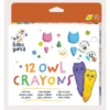 Haku Yoka Crayons 12 Pack - Owl