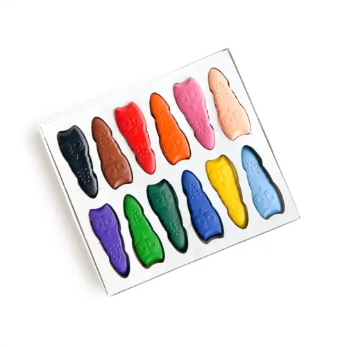 Haku Yoka Crayons 12 Pack - Owl - Image 2