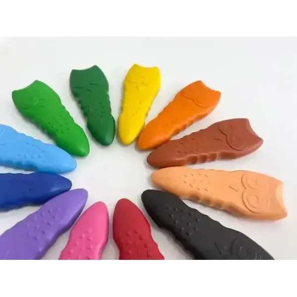 Haku Yoka Crayons 12 Pack Owl 2 Haku Yoka Crayons 12 Pack Owl - Image 2