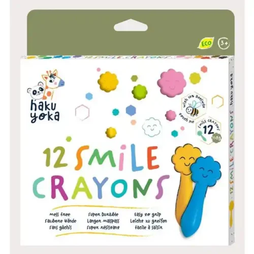 Haku Yoka Crayons 12 Pack - Smile