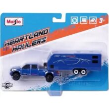 Maisto Heartland Haulers Ford Pickup and Trailer Set