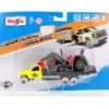 Maisto Heartland Haulers - Old Iron Flatbed Truck with Tractor Loader Set