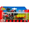 Maisto Mini Work Machine Tractor with Trailer - Massey Fergussen 8S.265 with Bale Trailer