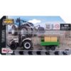 Maisto Mini Work Machines Tractor with Trailer Valtra Q305 with Tipping Trailer