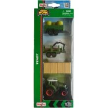Maisto Mini Work Machines Tractors Set Fendt