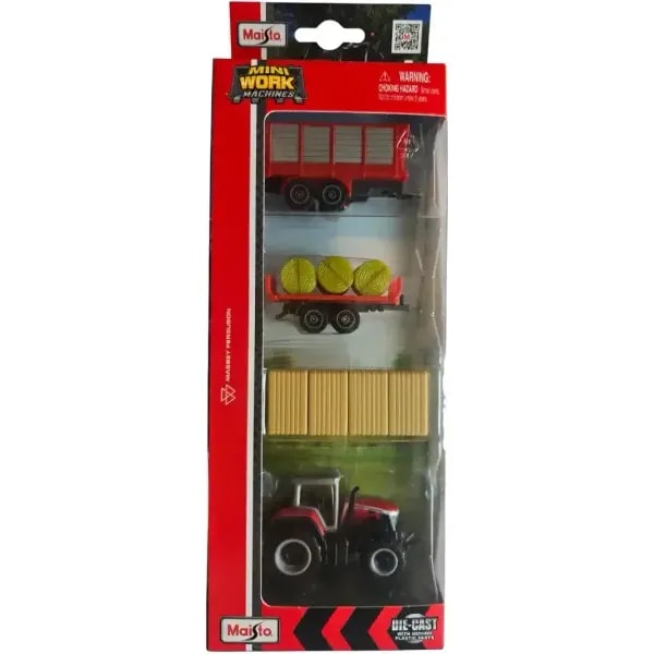 Maisto Mini Work Machines Tractors Set Massey Ferguson 1 Maisto Mini Work Machines Tractors Set Massey Ferguson