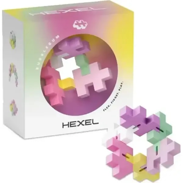 Plus Plus Hexel - Bubblegum 5 Plus Plus Hexel - Bubblegum - Image 5