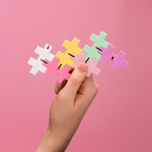 Plus Plus Hexel - Bubblegum - Image 2
