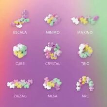 Plus Plus Hexel - Bubblegum 8 Plus Plus Hexel - Bubblegum