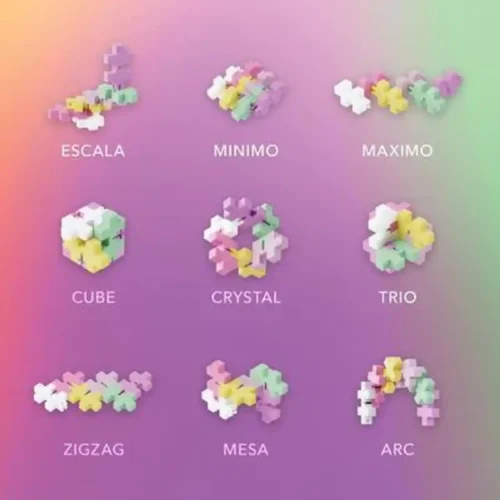 Plus Plus Hexel - Bubblegum - Image 3