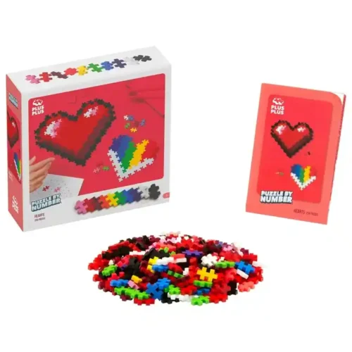Plus Plus Puzzle By Number 250 Pieces - Hearts - Image 2