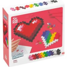 Plus Plus Puzzle By Number 250 Pieces - Hearts