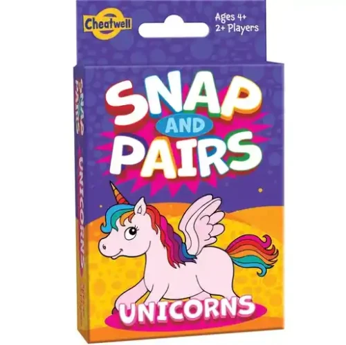 Snap and Pairs Card Game - Unicorn