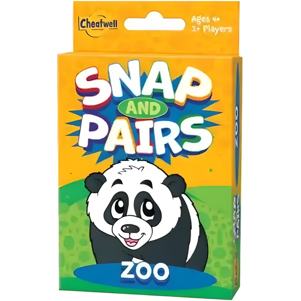 Snap and Pairs Card Game - Zoo 1 Snap and Pairs Card Game - Zoo