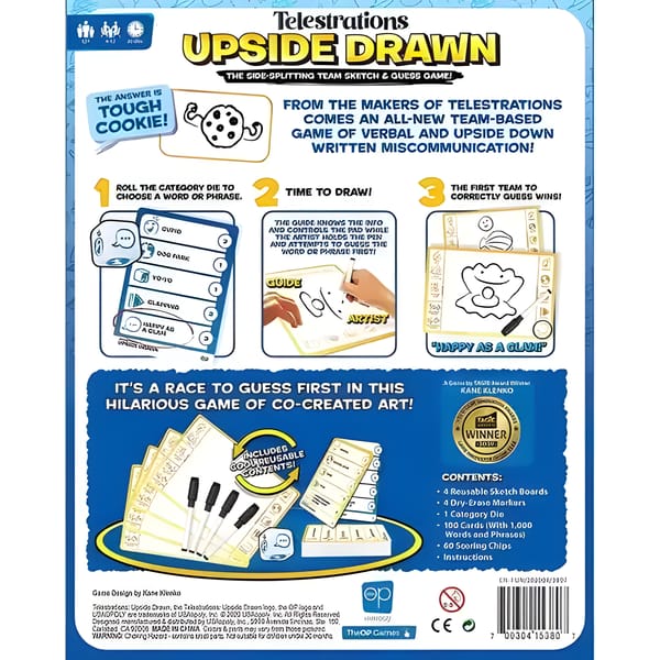 Telestrations Upside Drawn Board Game 3 Telestrations Upside Drawn Board Game - Image 3