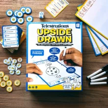 Alternative view of Telestrations Upside Drawn Board Game