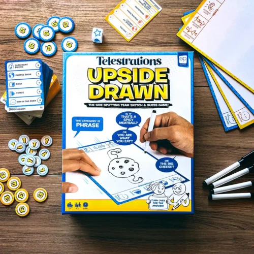 Telestrations Upside Drawn Board Game - Image 2