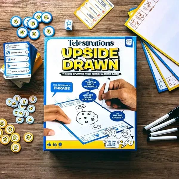 Telestrations Upside Drawn Board Game 4 Telestrations Upside Drawn Board Game - Image 4