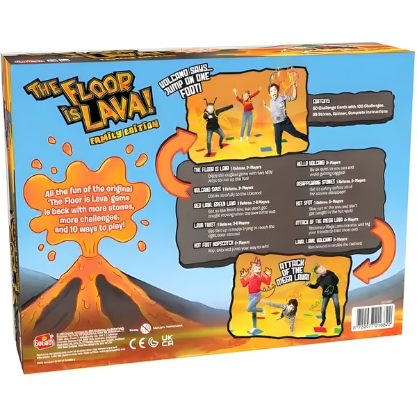 The Floor is Lava Family Edition Board Game 3 The Floor is Lava Family Edition Board Game - Image 3