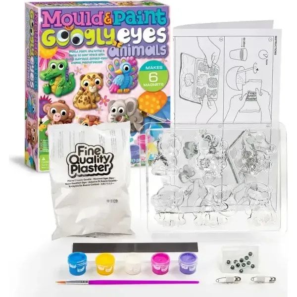 4M Mould and Paint Googly Eyes - Animals 3 4M Mould and Paint Googly Eyes - Animals - Image 3
